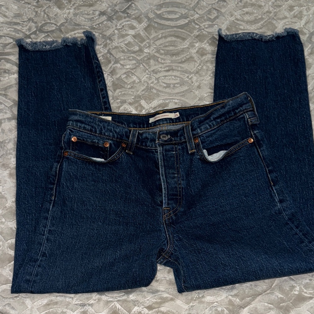 Levi's Women's High Rise Jeans - Dark Blue